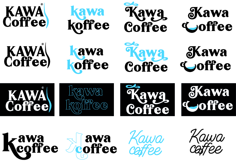 kawa Coffee Logo proposition