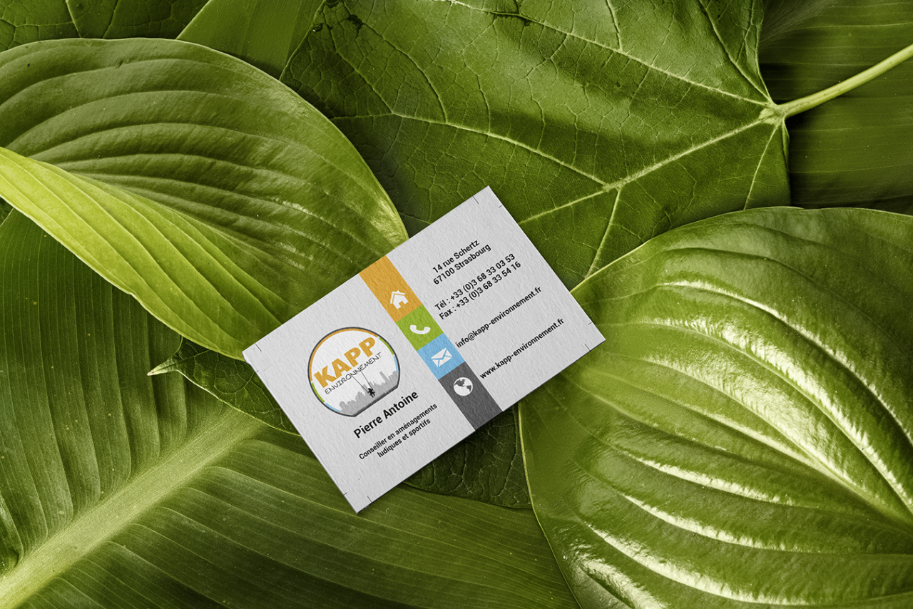 KAPP ENVIRONNEMENT business card 2