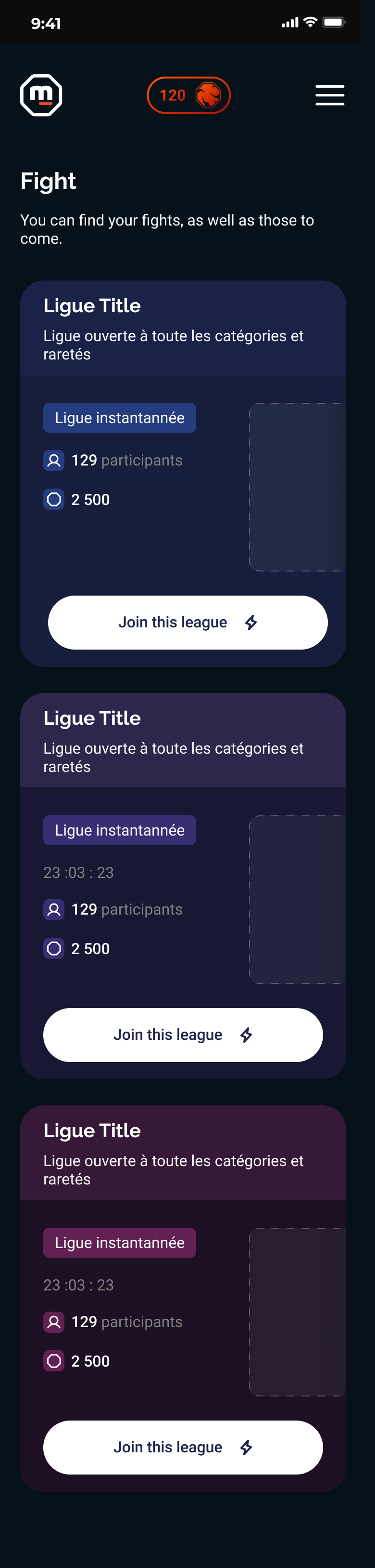 Design – Launch Page – Experimental – Mobile