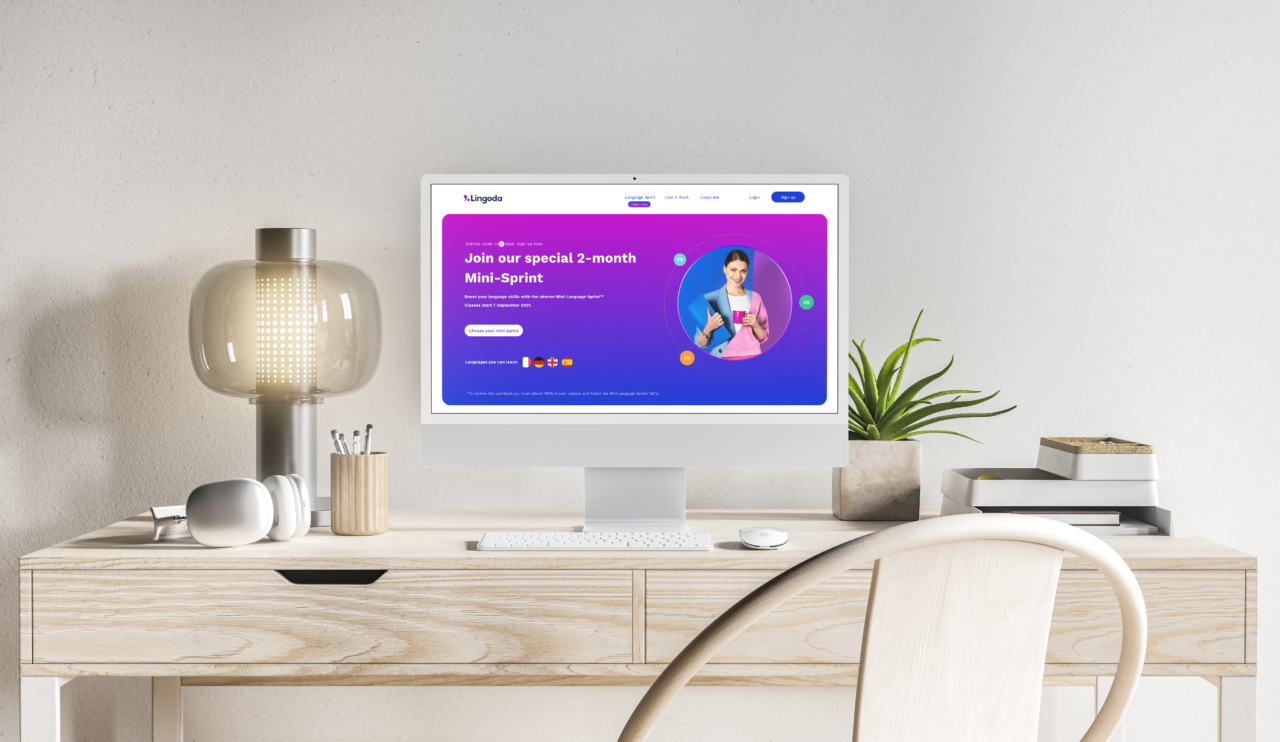 Mockup screen