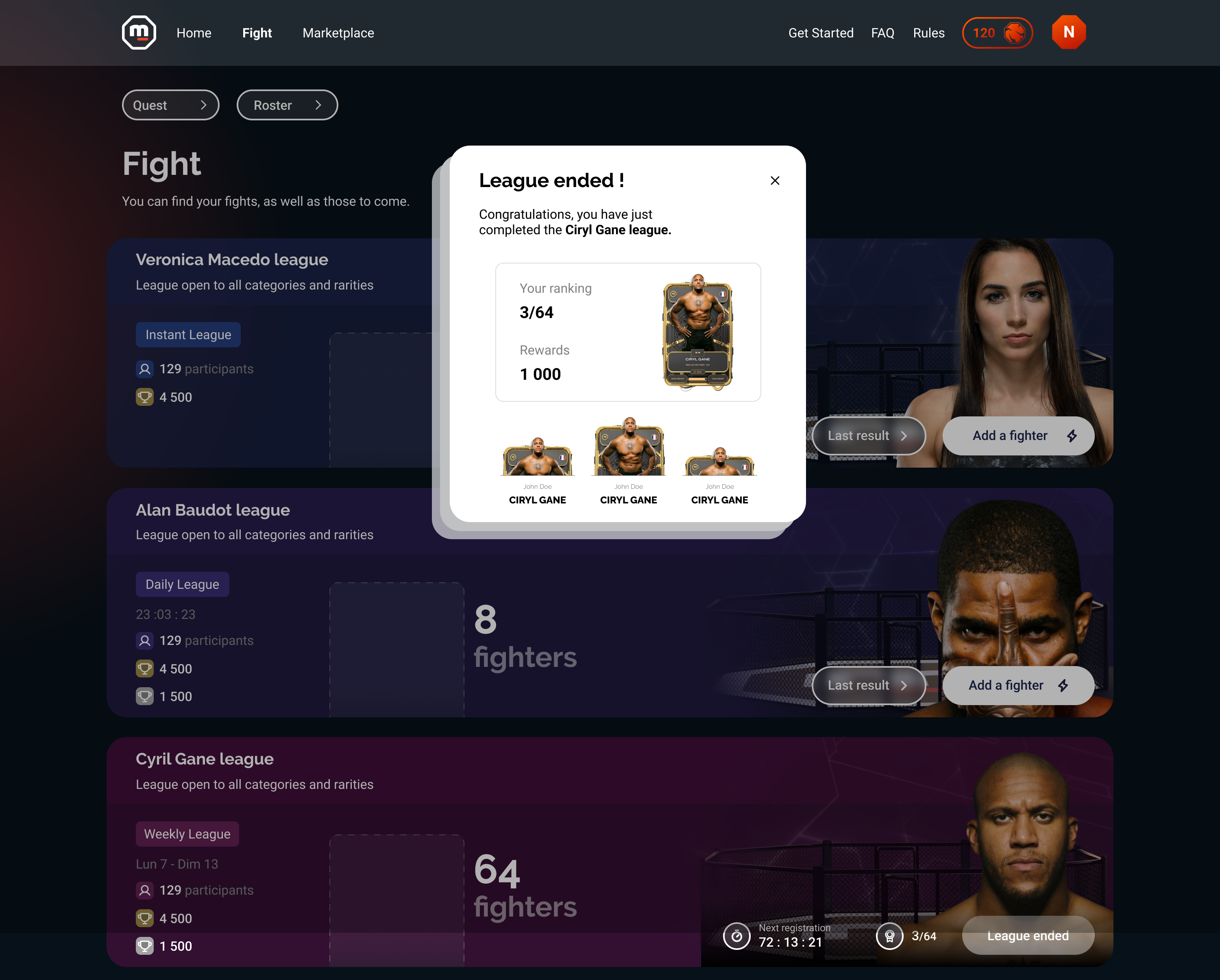 Protofight_1 – Ligue terminé-1