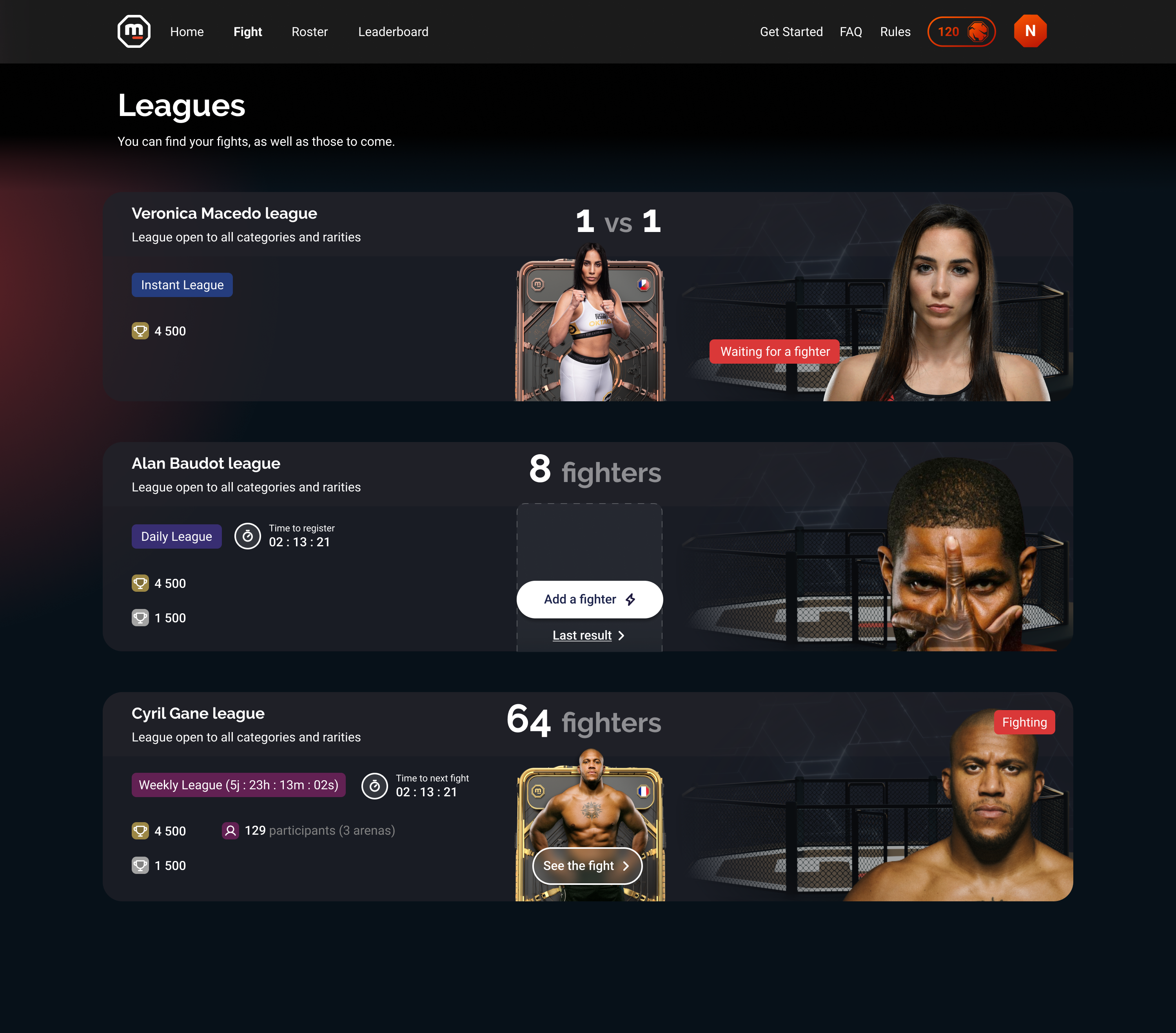 Protofight_1_Ligue en cours test