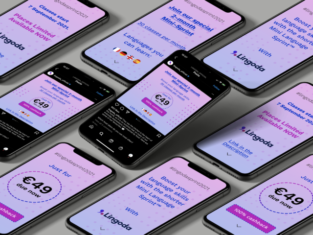 mockup instagram Isometric